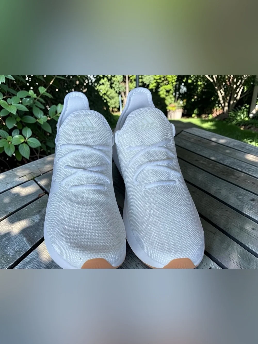 adidas Coudfoam Pure SPW White Knit Size 10 Women